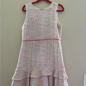 Janie and Jack Pink Tweed Dress